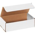 Box Packaging Corrugated Mailers, 10"L x 5"W x 3"H, White M1053